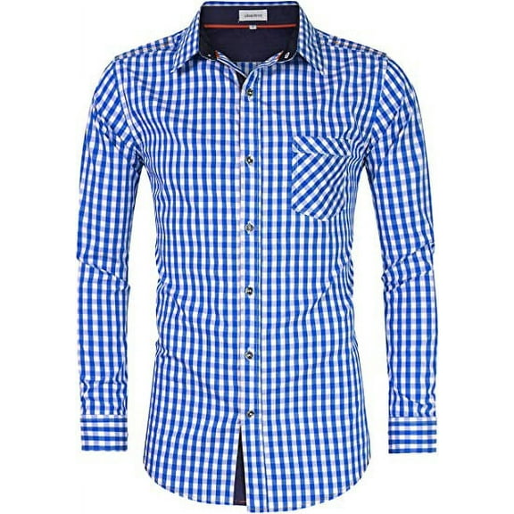 Men's German Bavarian Oktoberfest Stylish Long Sleeve Slim Fit Classical Shirt