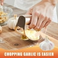 thumbnail image 4 of Jiaeri Stainless Steel Garlic Press Rocker Mincer Crusher Manual Kitchen Tool Easy Clean Dishwasher Safe Heavy Duty Garlic Masher Chopper, 4 of 8