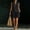 Black, variant on Women's Linen 2 Piece Outfit Sleeveless Top and Shorts Casual Summer Loose Set