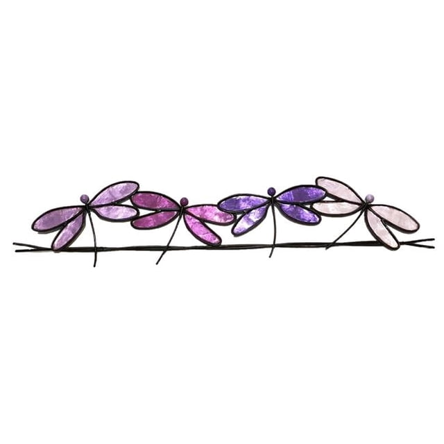 Eangee Home Design m4004 p Dragonflies on a Wire Wall Decor, Purple