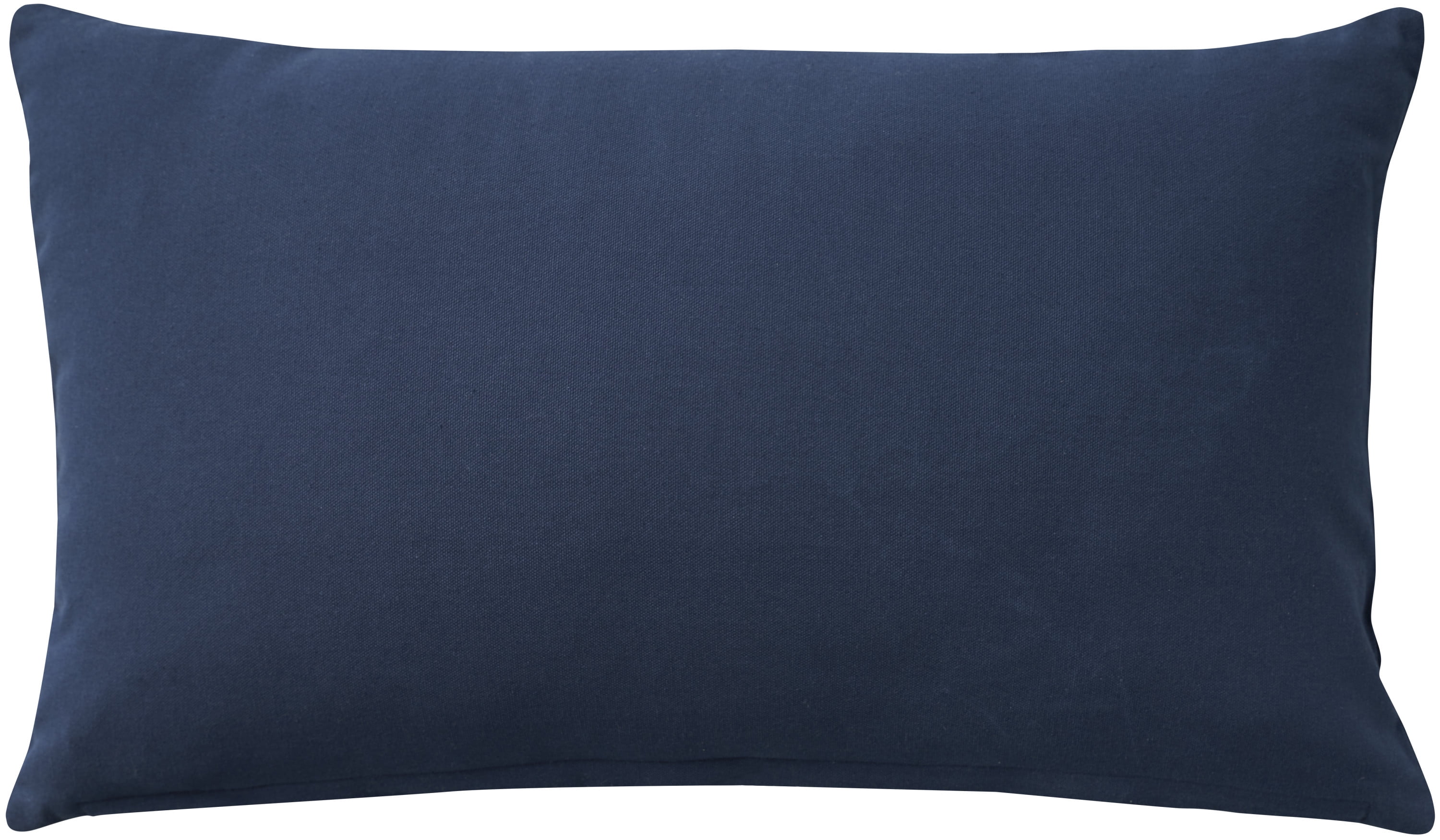 Nourison Life Styles Embroidered Flowers Navy 14" x 24" Throw Pillow Cover