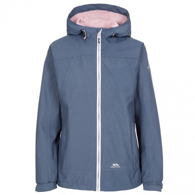 Trespass - Chaqueta Impermeable Virtual para Mujer (Marino Jaspeada) Trespass UTTP4972_navymarl