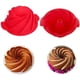 thumbnail image 2 of Molde para pastel de libra de silicona, molde para pastel Bundt rojo antiadherente, moldes para hornear en espiral, moldes para hornear en la cocina, el mejor socio, 9 pulgadas (rojo) Ormromra JQWJ085, 2 of 9