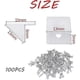 thumbnail image 2 of Drawer Supports, 100 Pieces Repair Shims With Plastic Screws For Fixing Sagging Furniture Chest Drawer Bottom, 2 of 5