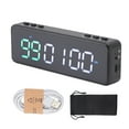 thumbnail image 1 of Minuterie d'Intervalle LED, Minuterie de Gym Portable Multifonction Affichage LED Minuterie LED Performance Finement Réglée, 1 of 8