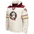 thumbnail image 2 of Men's Colosseum Cream Florida State Seminoles 2.0 Lace-Up Pullover Hoodie, 2 of 4