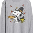 thumbnail image 3 of Peanuts - Thanksgiving Scene - Men's Long Sleeve T-Shirt, 3 of 6