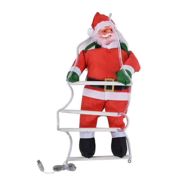 Adornos navideños de escalera de escalada, escalera de escalada eléctrica LED, luz de escalera de escalada eléctrica, luz de escalera de escalada eléctrica, salida de alta intensidad