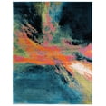 thumbnail image 2 of Safavieh Galaxy Rosamund Abstract Area Rug, Blue/Orange, 9' x 12', 2 of 11