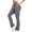 Grey, variant on Womens High Waisted Yoga Pants JIANLAI - Ribbed High Waist Flare Stretchy Butt Lifting for Gym Casual Daily (S-XL) Black