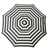 Italian 6 Ft Umbrella Acrylic Stripes Bl