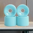 thumbnail image 4 of 4x Roues de Planche à Roulettes Remplacement Rouleau longboard Pièces Accessoires Bleu Clair, 4 of 10