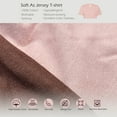 thumbnail image 6 of PURE ERA Duvet Cover Set King Size 100% Jersey Cotton Reversible Ultra Soft Stretchy Solid Pink Chocolate Brown (1 Duvet Cover 2 Pillow Shams), 6 of 9