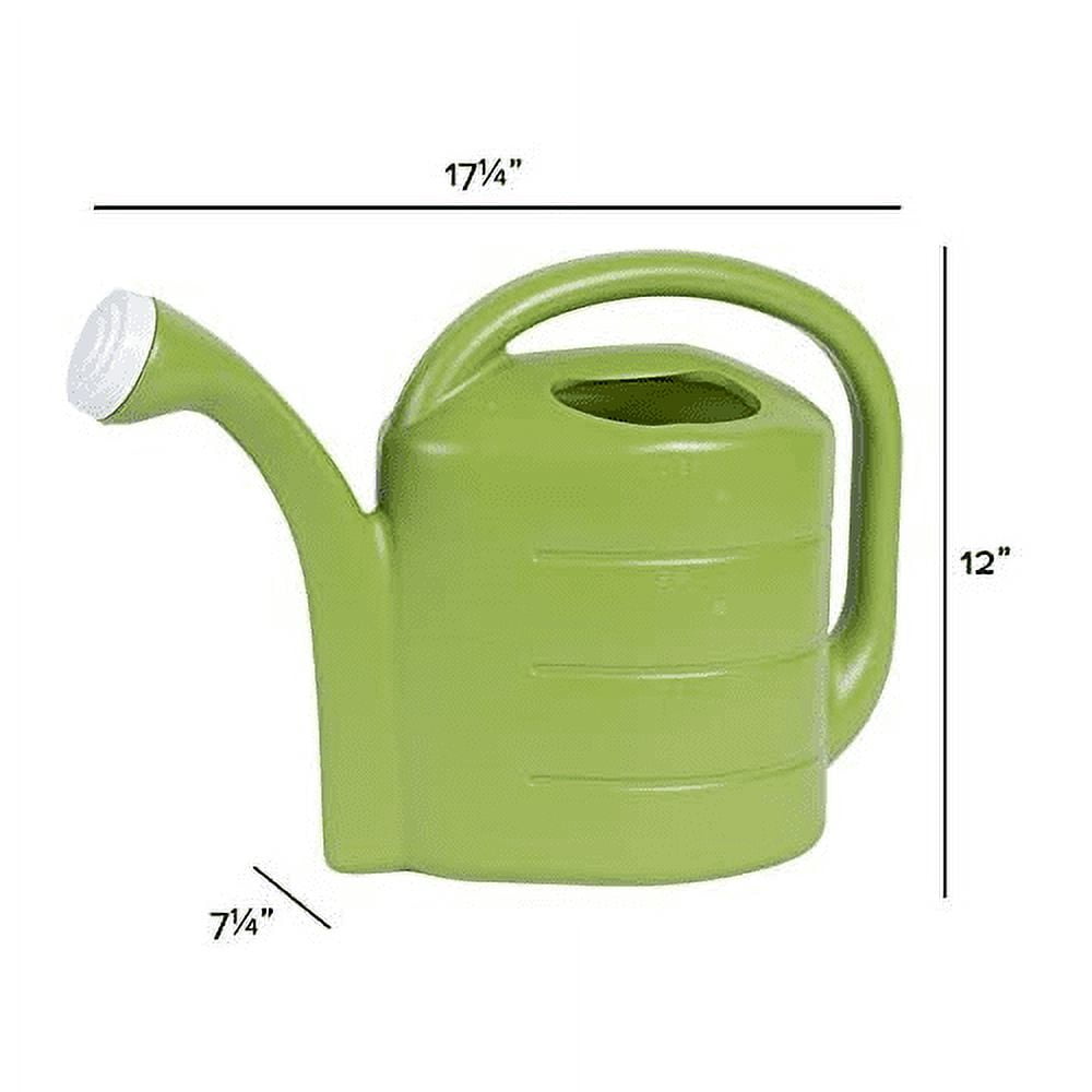 Novelty Deluxe Watering Can, Jade Green, 2-Gallon