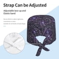 thumbnail image 4 of PAYOHTO Snake Skin Vector Seamless Pattern Working Cap with Sweat-Wicking Forehead Band Breathable, 4 of 8