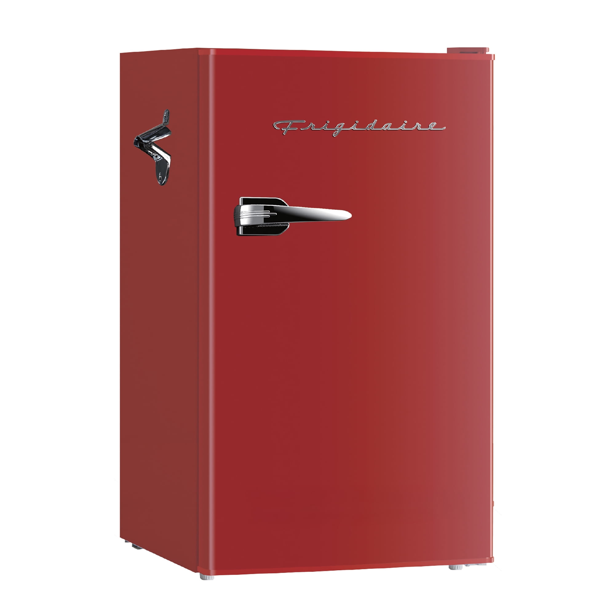 Frigidaire 3.2 Cu. Ft. Retro Compact Refrigerator with Side Bottle Opener EFR376, Red