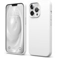 thumbnail image 1 of Compatible with iPhone 13 Pro Case, Liquid Silicone Case, Shockproof, Slim Phone Case, Anti-Scratch Soft Microfiber Lining, 6.1 inch (White), 1 of 5