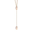 thumbnail image 2 of ANGARA Natural Bezel-Set Round 1.8 ct Tanzanite Lariat Style Necklace in 14K Rose Gold for Women (Size-6mm) | December Birthstone, Anniversary, Jewelry Gift for Women | Natural Tanzanite Necklace, 2 of 8