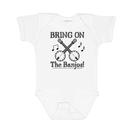 

Inktastic Banjo Music Bluegrass Gift Baby Boy or Baby Girl Bodysuit