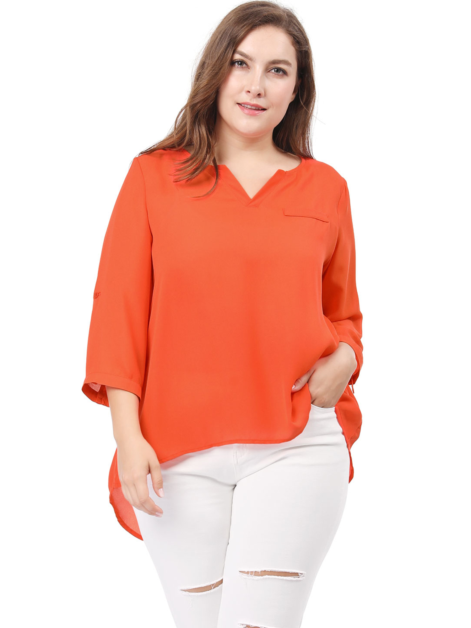 women's plus size high low tops