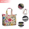 thumbnail image 2 of Pioneer Flower Floral Print Pattern Travel Tote Bags for Women Carry On,Large Weekender Bags for Women Travel,Multi Functional Duffle Bag for Work,Shopping,Sports, 2 of 5