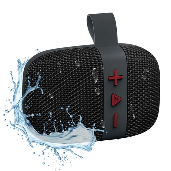 STUDIO PRO by FISHER ECO GO Waterproof Portable Bluetooth Speaker, Black, SBT294