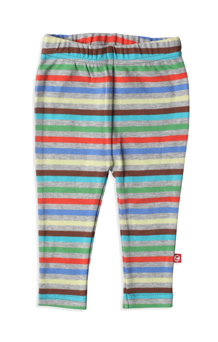 Zutano Baby Girls Rainbow Candy Stripe Skinny Legging