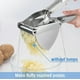 thumbnail image 2 of Potato Ricer and Potato Masher Stainless Steel Potato Ricer Heavy Duty Premium Grade, Large Capacity, Mashed Potatoes Masher, Great for Smooth and Flu, 2 of 5