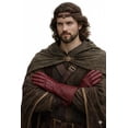 thumbnail image 3 of Men’s Leather Medieval Gloves, Long Cuff Gauntlet Gloves for Riding, Work & Outdoor Use, 3 of 4