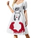 thumbnail image 1 of Vestido de manga corta Burdeos o Scarlett vestido de cumpleaños para mujer vestido de noche de lujo para mujer vestido de noche para mujer, 1 of 6