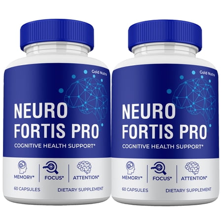 (2 Pack) Neuro Fortis Pro Capsules, Advanced Maximum Strength, NeuroFortis Pro Supplement Pills for Brain and Cognitive Health