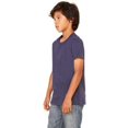 thumbnail image 3 of Bella + Canvas T-Shirt à Manches Courtes pour Jeunes - Marine - L, 3 of 3