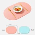 thumbnail image 2 of Bangcool Table Mat Faux Leather Reversible Waterproof Dining Mat Place Mat for Kitchen, 2 of 10