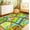 4' X 5' (Rectangular), variant on Rug for Playroom Bedroom, 4x5 Educational Happy Farm Activity Playmat with Barns and Crops, Track Non Slip Washable Carpet for Classroom