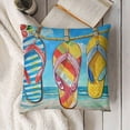 thumbnail image 3 of SHANXI Summer Pillow Cover Decor Satrfish Seasonal Pillow Case Decorations for Home Sofa Couch 24x24in, 3 of 5