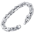 thumbnail image 2 of Pompeii Men's 14k Gold (70gram) or Platinum (126gram) 8mm Diamond Bracelet 9" (GH,VS2-SI1), 2 of 3