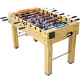 thumbnail image 3 of YYAo 54-Inch Hurricane Foosball Table For Family Game Rooms With Light Cherry Finish, Analog Scoring And Free Accessories, 3 of 13