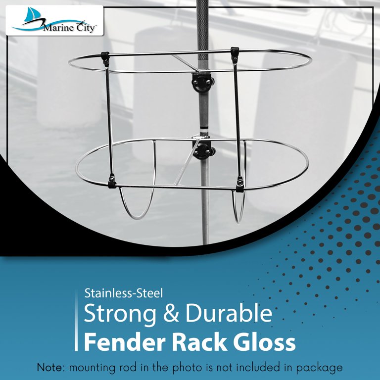 Boat Seat Fender Holders For A Boat Rail MARINE CITY Stainless