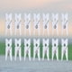 thumbnail image 3 of 200pcs mini clips de fotos de madera mini clip de ropa pinzas de mensaje de papel multifunción 2.5cm, 3 of 5