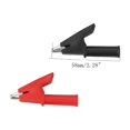 thumbnail image 4 of WWS-5sets Insulated Mini Test Alligator Clip 4mm Red Black Insulated Safety Multimeter Test Leads Alligator Clips Plug Connectors Heavy-Duty Insulated Alligator Clips, 4 of 4