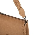 thumbnail image 5 of Wrangler Shoulder Bag for Women Crossbody Purse with Woven Strap, Light Brown, 5 of 7