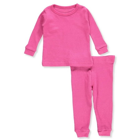 Ice2O Baby Girls' 2-Piece Thermal Long Underwear (Best Thermal Underwear For Toddlers)