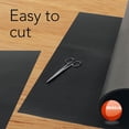 thumbnail image 3 of Resilia - Black Plastic Floor Runner/Protector - Embossed V Groove Pattern, (27 Inches Wide x 25 Feet Long), 3 of 8