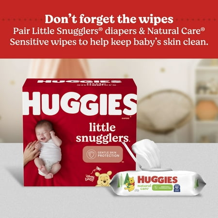 Huggies Little Snugglers Baby Diapers, Size 3, 76 Ct