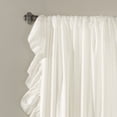 thumbnail image 2 of Juego de Paneles de cortina de ventana Lush Decor blanco 54x120, 2 of 2
