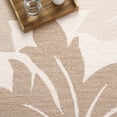 thumbnail image 6 of SAFAVIEH Jardin Aiden Leaves Area Rug, Ivory/Brown, 6' x 6' Square, 6 of 10