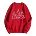 thumbnail image 3 of Christmas Tree Sweatshirts for Women 2025 Long Sleeve Crewneck Pine Tree Graphic Sweatshirt Xmas Holiday Pullover Tops, 3 of 7