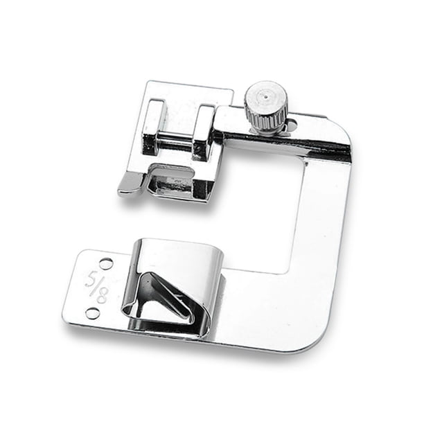 Toystoory Prensatelas para máquina de coser doméstica, prensatelas para prensar, dobladillo enrollado portátil, reemplazo de pies a presión para De coser 5/8 prensado Toystoory HA009112-03