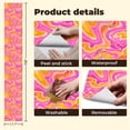 thumbnail image 5 of Peel and Stick Wallpaper 17.7in x 9.8ft Psychedelic swirl seamless style liquid Contact Paper Vinyl Waterproof Self Adhesive Wall Paper for Bedroom Shelf Cabinet Renter Friendly, 5 of 8