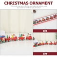 thumbnail image 3 of CTIRCHIU 2Pcs Xmas Train Set Model Train Set For Toddlers Christmas Party Adornment 15x3x1.6in, 3 of 8